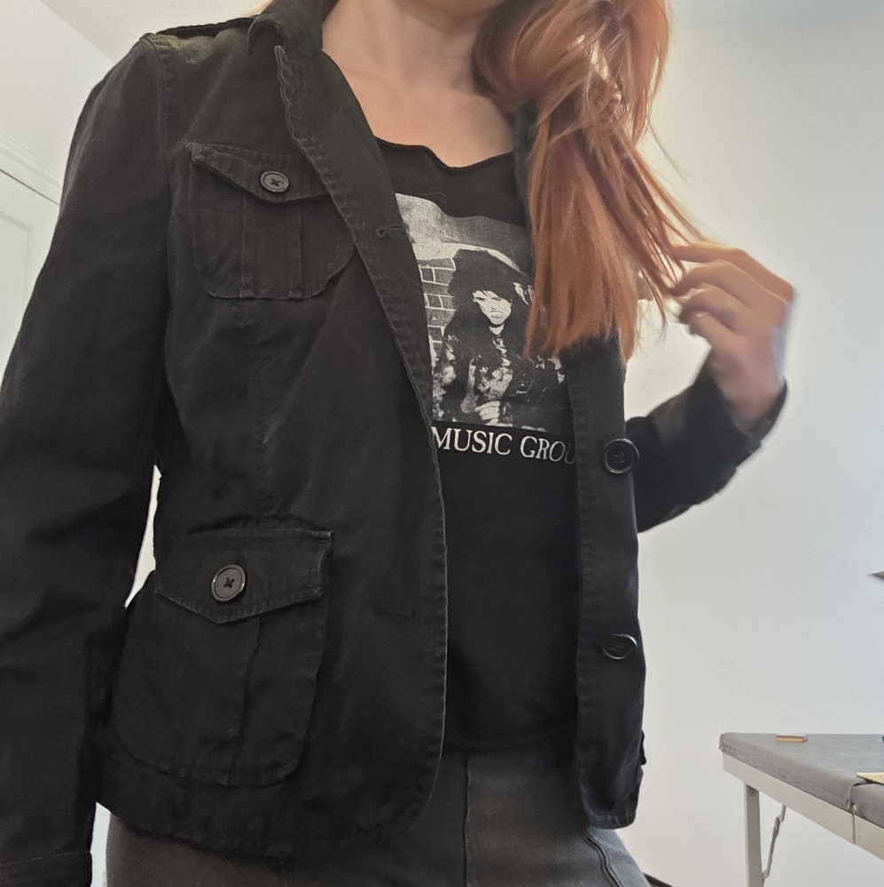 Gap Women's Black Utility Jacket - image 2